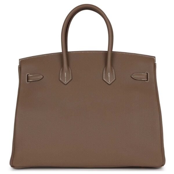 HERMÈS BIRKIN 35 ETOUPE TOGO GOLD HARDWARE - Image 2
