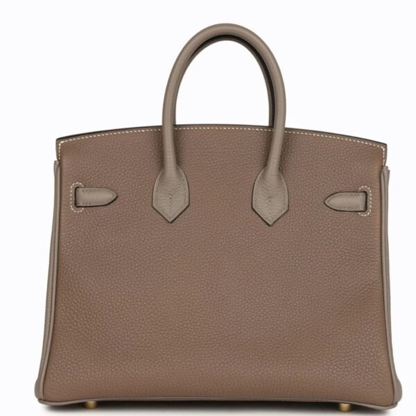 HERMÈS SPECIAL ORDER HSS BIRKIN 25 ETOUPE AND ETAIN TOGO BRUSHED GOLD HARDWARE - Image 2