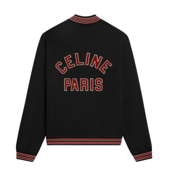 CELINE PARIS TEDDY JACKET IN COLLEGE FLEECE - Image 2