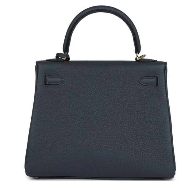 HERMÈS KELLY RETOURNE 25 GRIS MISTY TOGO PERMABRASS HARDWARE - Image 2