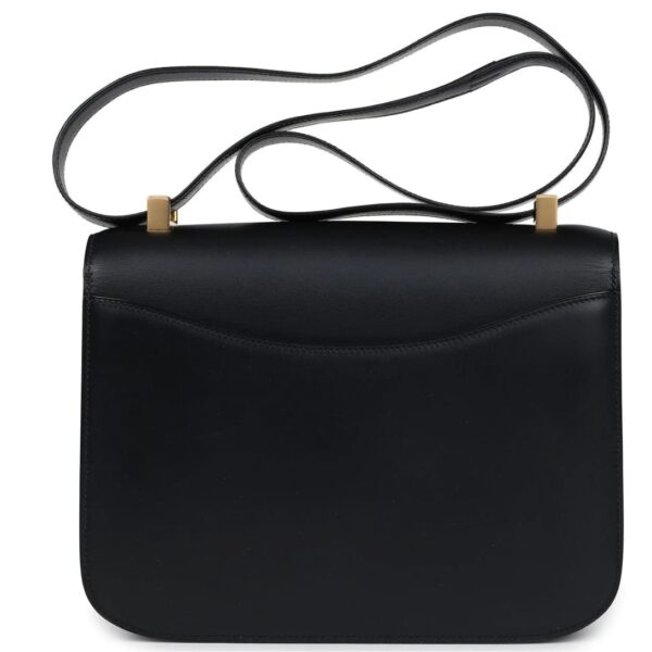 VINTAGE HERMÈS CONSTANCE 23 BLACK EVERCALF GOLD HARDWARE - Image 2