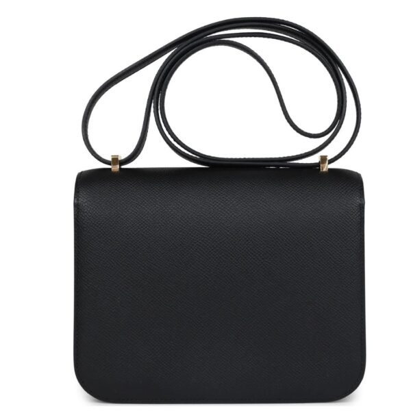 PRE-OWNED HERMÈS CONSTANCE 18 BLACK EPSOM GOLD HARDWARE - Image 2