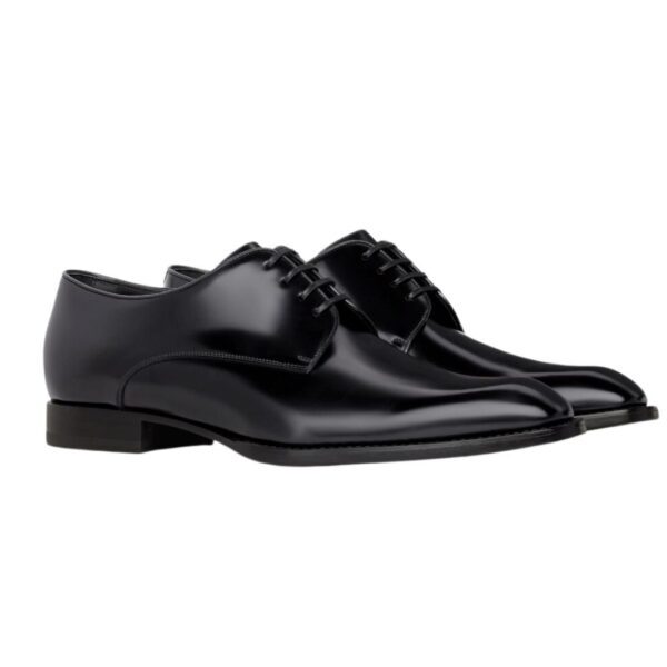 CELINE TUXEDO DERBY IN POLISHED BULL - Image 2