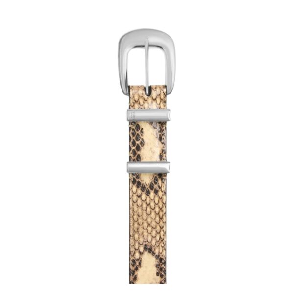 CELINE MEDIUM WESTERN BELT IN PYTHON PRINTED CALFSKIN - Image 2
