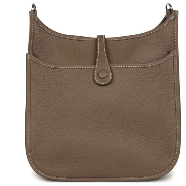 HERMÈS EVELYNE III PM ETOUPE CLEMENCE PALLADIUM HARDWARE - Image 2