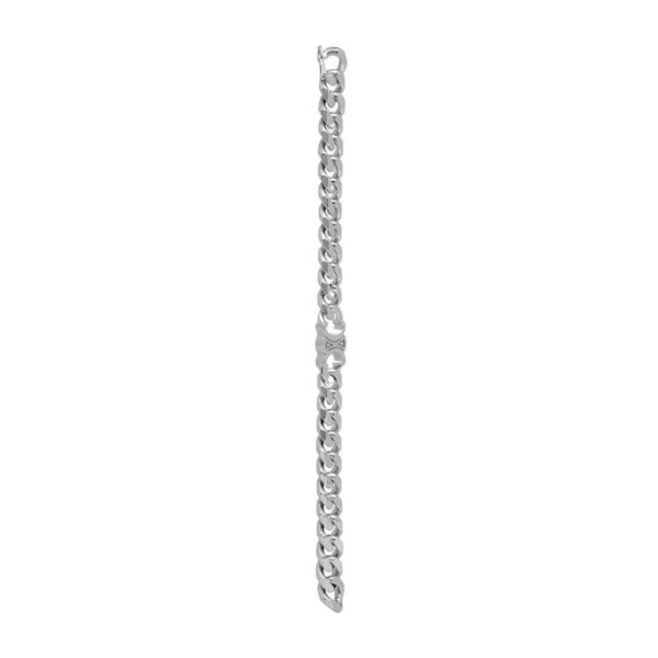 CELINE TRIOMPHE GOURMETTE BRACELET IN BRASS WITH RHODIUM FINISH - Image 2