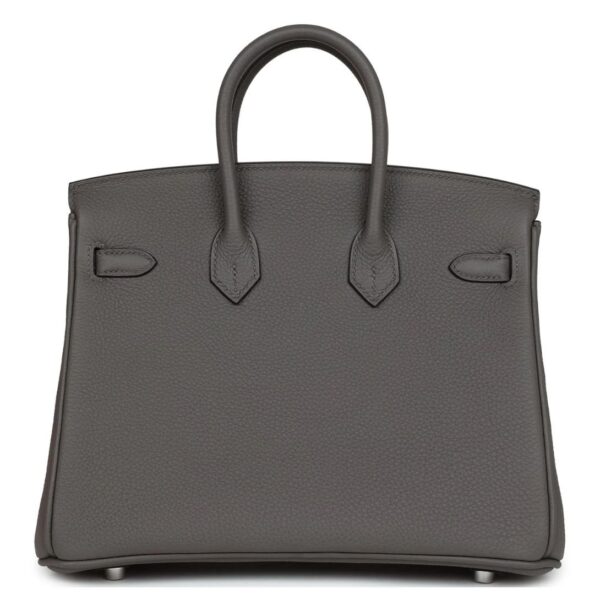 HERMÈS BIRKIN 25 ETAIN TOGO PALLADIUM HARDWARE - Image 2