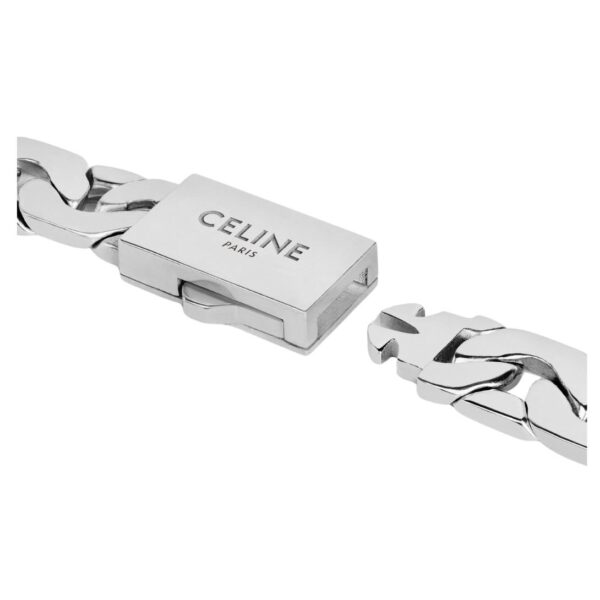 CELINE MESH NECKLACE IN STERLING SILVER WITH RHODIUM FINISH - Image 2