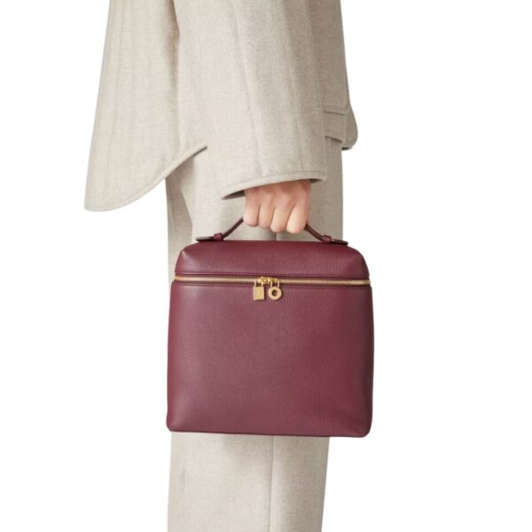 LORO PIANA EXTRA POCKET BACKPACK L23.5 AZUKI BEANS - Image 8