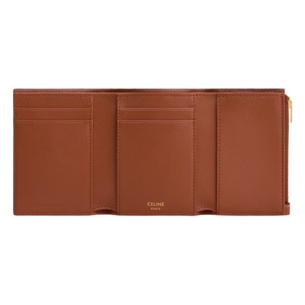 CELINE FINE WALLET VICTOIRE IN SUPPLE GRAINED CALFSKIN TAN - Image 7