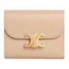 CELINE SMALL FLAP WALLET TRIOMPHE IN SHINY CALFSKIN PEBBLE - Image 7
