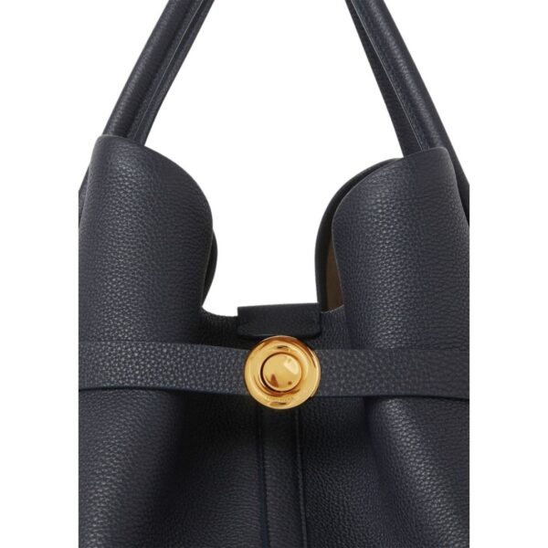 LORO PIANA LARGE GHIERA SHOPPER BLUE NAVY - Image 6