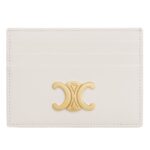 CELINE CARD HOLDER TRIOMPHE IN SHINY CALFSKIN RICE