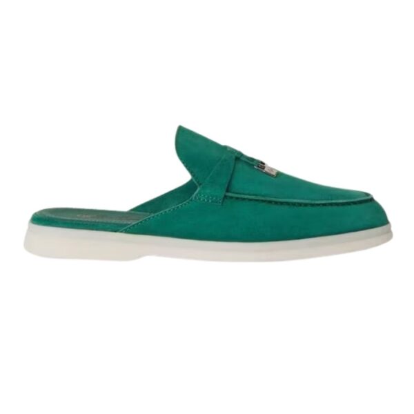 LORO PIANA BABOUCHE CHARMS WALK LOAFER FOREST LEAVES