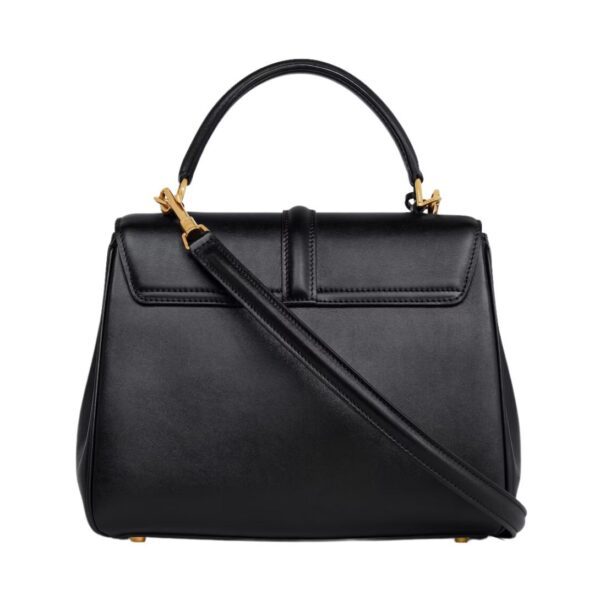 CELINE SMALL 16 BAG IN SATINATED CALFSKIN BLACK - Image 7