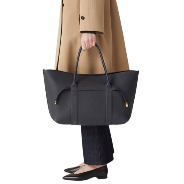 LORO PIANA LARGE GHIERA SHOPPER BLUE NAVY - Image 9