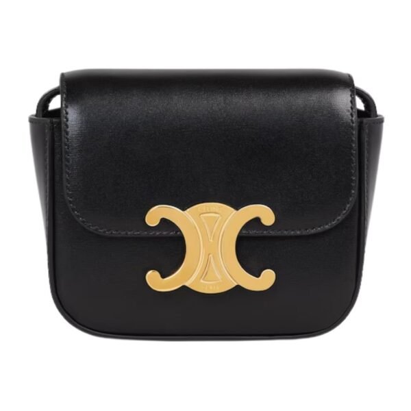 CELINE MINI CLAUDE IN SHINY CALFSKIN POOL - Image 7