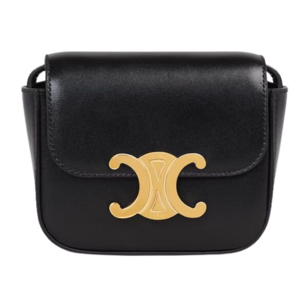 CELINE MEDIUM NINO BAG IN SUPPLE GRAINED CALFSKIN BLACK