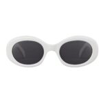 CELINE TRIOMPHE 01 SUNGLASSES IN ACETATE WHITE