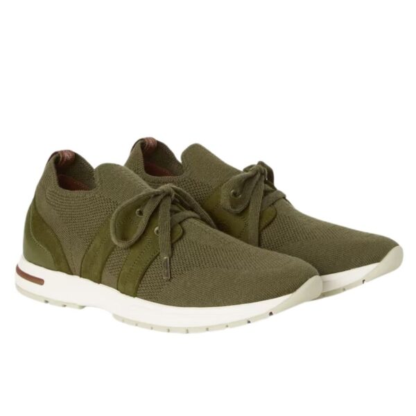 LORO PIANA 360 LP LADY FLEXY WALK SNEAKER TUNDRA GREEN - Image 22