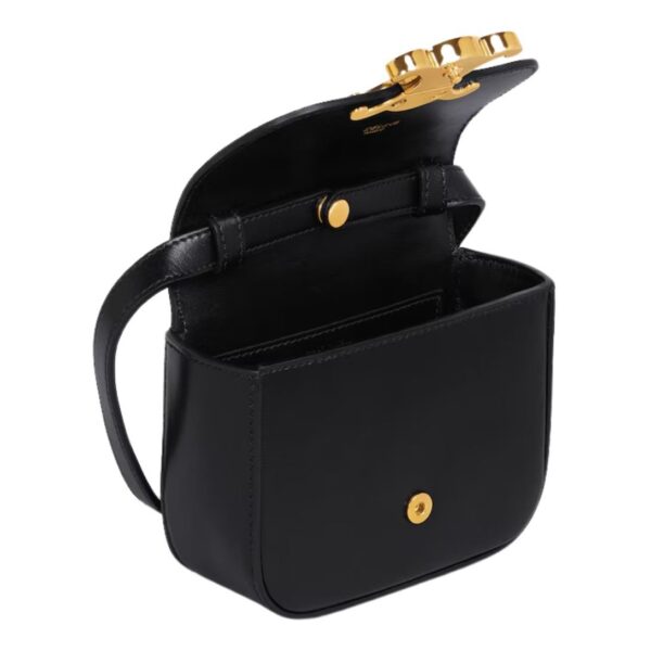 CELINE MEDIUM NINO BAG IN SUPPLE GRAINED CALFSKIN BLACK - Image 12