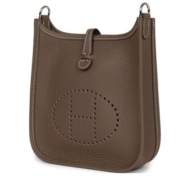 HERMÈS EVELYNE TPM ETOUPE CLEMENCE PALLADIUM HARDWARE - Image 3