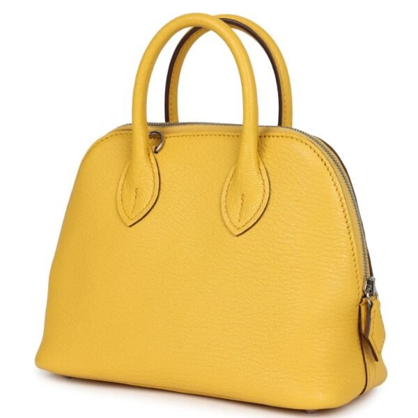 HERMÈS MINI 1923 BOLIDE SUN CHEVRE MYSORE PALLADIUM HARDWARE - Image 3