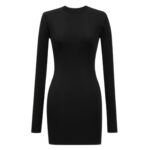 SAINT LAURENT MINI DRESS IN KNIT