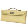 HERMÈS KELLY CUT JAUNE POUSSIN EPSOM PALLADIUM HARDWARE - Image 3
