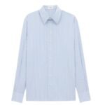 SAINT LAURENT SHIRT IN OXFORD STRIPE COTTON