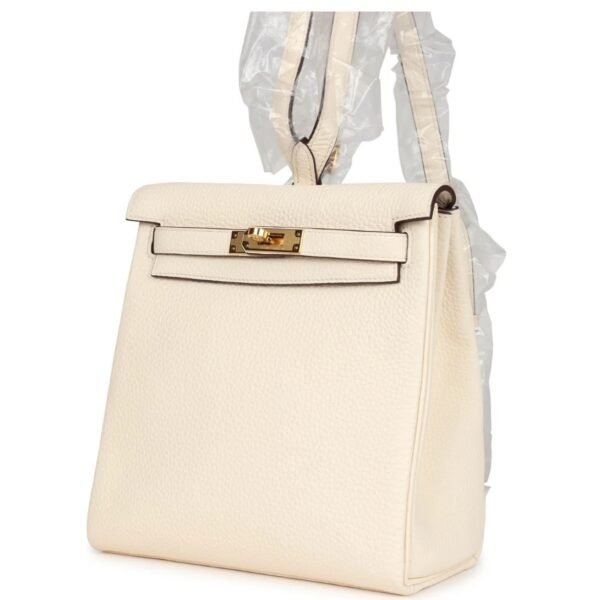 HERMÈS KELLY ADO II BACKPACK NATA CLEMENCE GOLD HARDWARE - Image 2