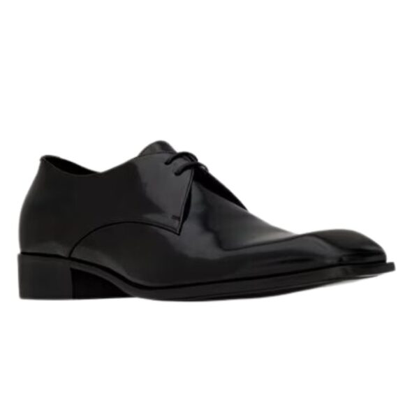 SAINT LAURENT JEAN DERBIES IN BRUSHED LEATHER - Image 3