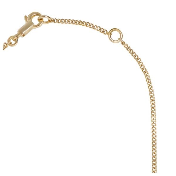 CELINE ALPHABET E NECKLACE IN BRASS WITH GOLD FINISH - Image 3