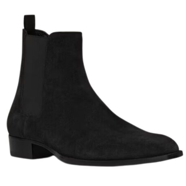 SAINT LAURENT WYATT CHELSEA BOOTS IN SUEDE - Image 3