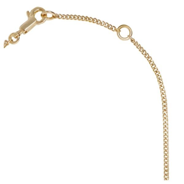 CELINE ALPHABET K NECKLACE IN BRASS WITH GOLD FINISH - Image 3