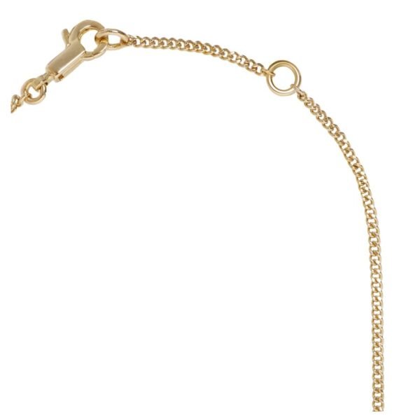 CELINE ALPHABET U NECKLACE IN BRASS WITH GOLD FINISH - Image 3