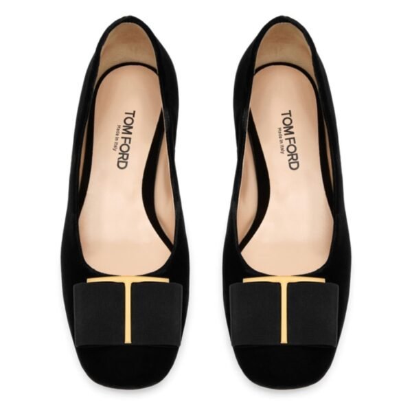 TOM FORD VELVET AND GROS GRAIN AUDREY BALLERINA FLAT - Image 3