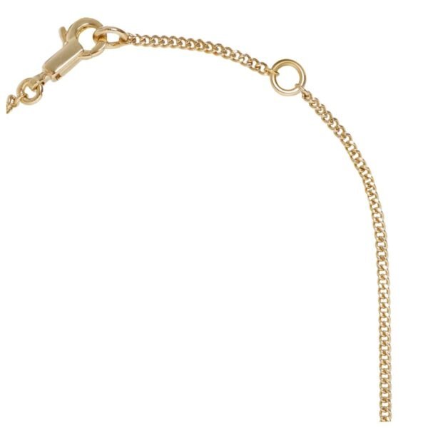CELINE ALPHABET X NECKLACE IN BRASS WITH GOLD FINISH - Image 3