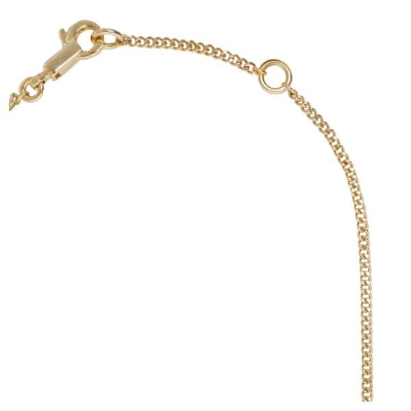 CELINE ALPHABET Z NECKLACE IN BRASS WITH GOLD FINISH - Image 3