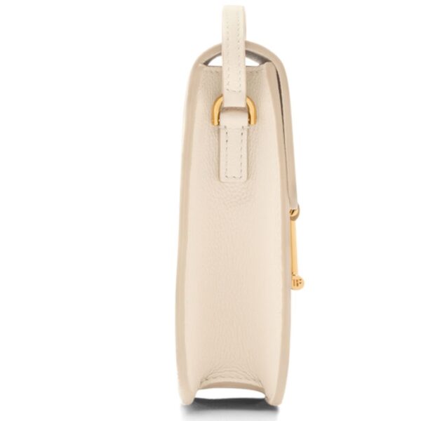 TOM FORD GRAIN LEATHER TARA MINI BAG ON STRAP CREAM - Image 3