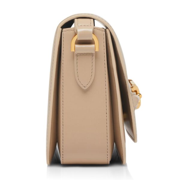 TOM FORD PALMELLATO-EFFECT LEATHER MEDIUM SHOULDER BAG LIGHT BEIGE - Image 4