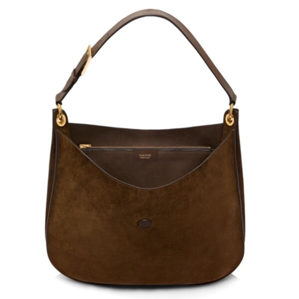 TOM FORD SUEDE LEATHER AND SMOOTH LEATHER TARA LARGE CROSSBODY - Image 3