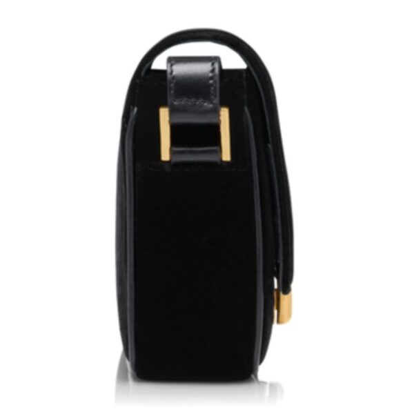 TOM FORD VELVET WALLIS E W SHOULDER BAG BLACK - Image 4