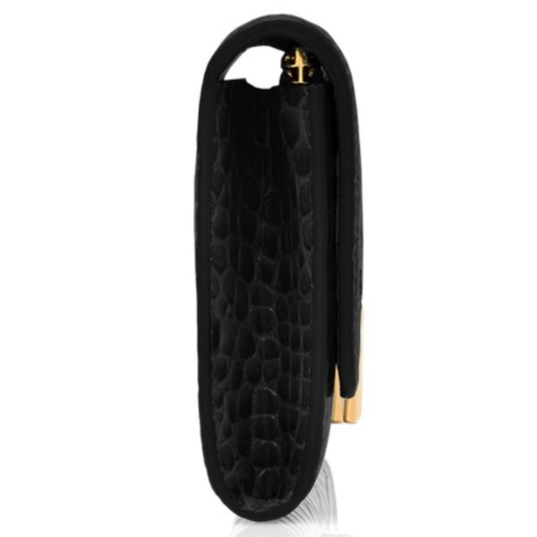 TOM FORD SHINY STAMPED CROCODILE LEATHER WALLIS WALLET ON STRAP - Image 3