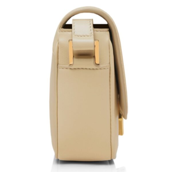 TOM FORD SMOOTH LEATHER WALLIS EAST WEST SHOULDER BAG CAPPUCCINO - Image 4