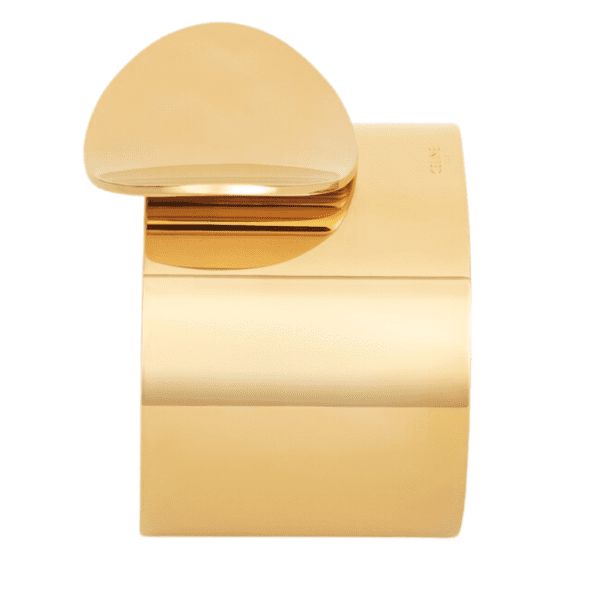CELINE PETALE CUFF IN BRASS WITH GOLD FINISH - Image 3