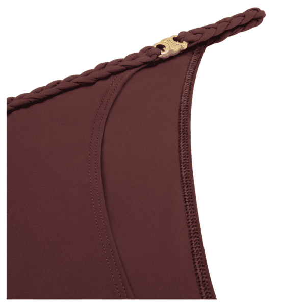 CELINE TRIOMPHE SWIMSUIT BOTTOM IN MATTE JERSEY PRUNE - Image 4