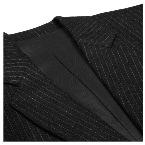 CELINE FRANÇOISE JACKET IN STRIPED WOOL FLANNEL - Image 3