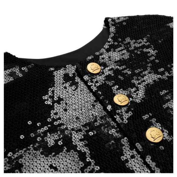 CELINE EMBROIDERED CHELSEA JACKET IN SILK MUSLIN - Image 3