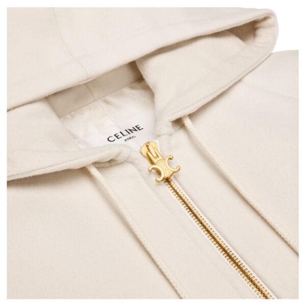 CELINE TRIOMPHE BLOUSON JACKET IN DOUBLE FACE CASHMERE - Image 3